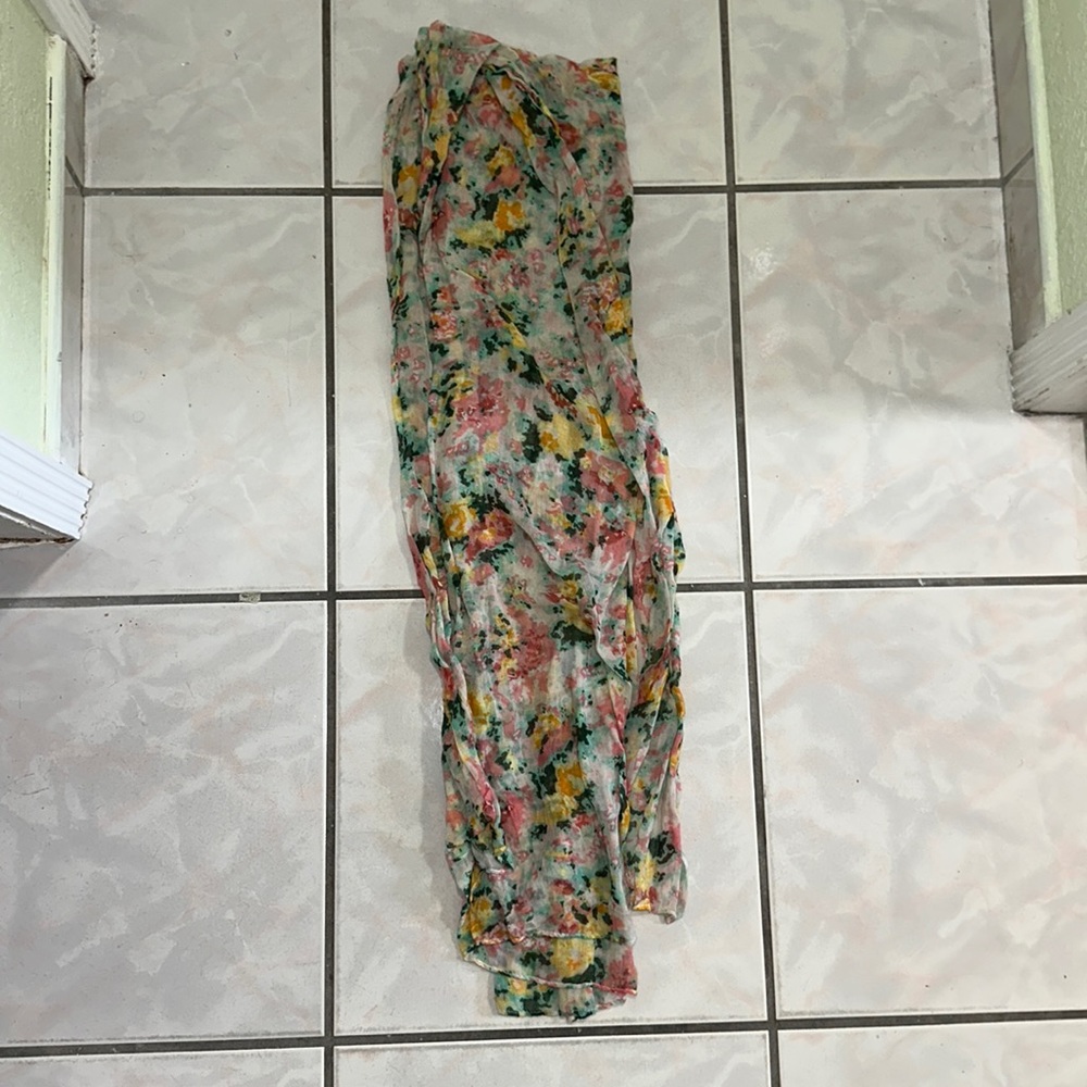 Floral Multicolored Scarf